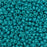 Miyuki Round Seed Beads, 11/0, #4483 Duracoat Opaque Dyed Blue Green (8.5 Gram Tube)
