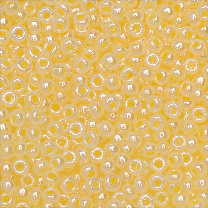 Miyuki Round Seed Beads, 11/0, #516 Daffodil Ceylon (8.5 Gram Tube)