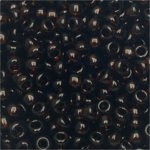 Miyuki Round Seed Beads, 8/0, #9135 Transparent Root Beer (22 Gram Tube)