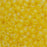 Miyuki Round Seed Beads, 8/0, #9136FR Matte Transparent Yellow AB (22 Gram Tube)