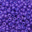 Miyuki Round Seed Beads, 8/0, #91477 Dyed Opaque Bright Purple (22 Gram Tube)