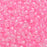 Miyuki Round Seed Beads, 8/0, #9207 Pink Lined Crystal (22 Gram Tube)