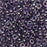 Miyuki Round Seed Beads, 8/0, #9223 Grape Lined Crystal (22 Gram Tube)