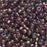 Miyuki Round Seed Beads, 8/0, #9256D Transparent Dark Smoky Amethyst AB (22 Gram Tube)
