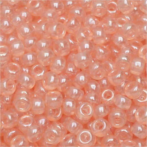 Miyuki Round Seed Beads, 8/0, #9366 Shell Pink Luster (22 Gram Tube)