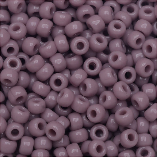 Miyuki Round Seed Beads, 8/0, #9410 Opaque Mauve (22 Gram Tube)