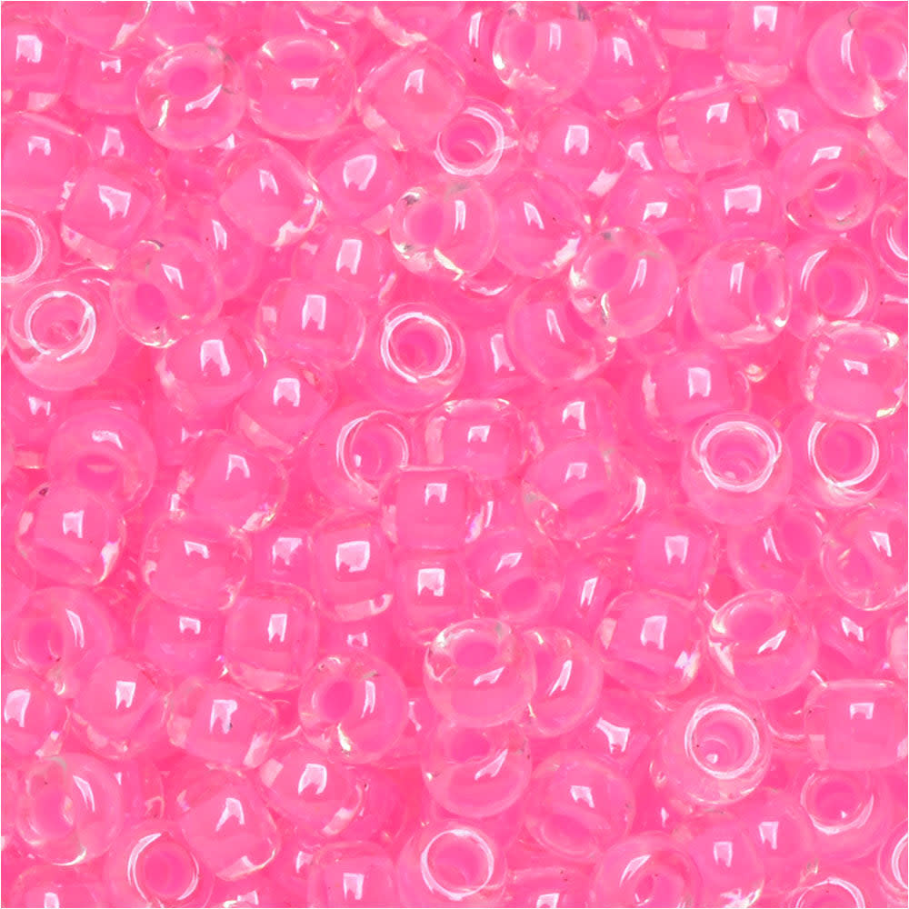 Miyuki Round Seed Beads, 8/0, #94299 Luminous Cotton Candy (22 Gram Tube)