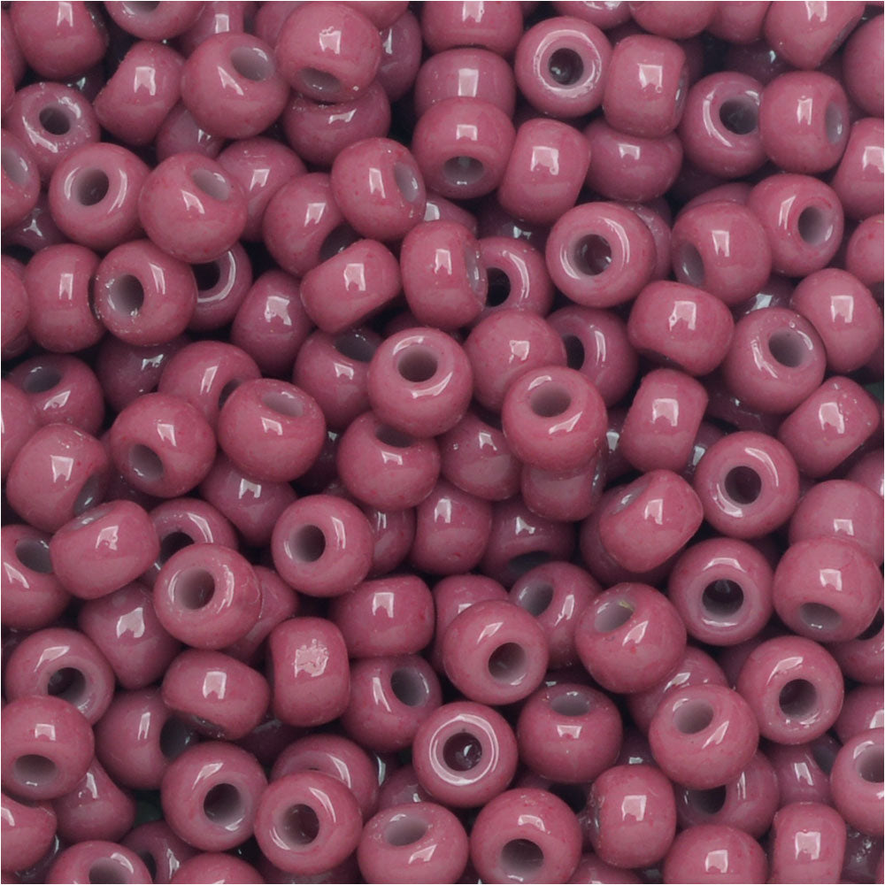 Miyuki Round Seed Beads, 8/0, #94468 Duracoat Opaque Dyed Violet (22 Gram Tube)