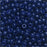 Miyuki Round Seed Beads, 8/0, #94493 Duracoat Opaque Navy Blue (22 Gram Tube)