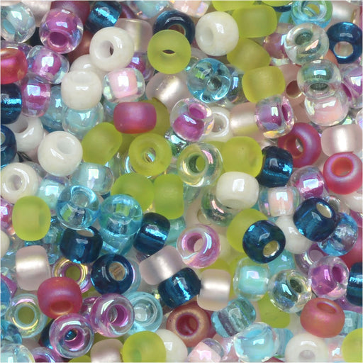 Miyuki Round Seed Beads, 8/0, #9MIX15 Spring Flowers Mix (22 Gram Tube)