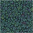 Toho Demi Round Seed Beads, Thin 11/0 (2.2mm) Size, 7.8 Grams, #706 Matte Iris Teal