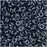 Toho Demi Round Seed Beads, Thin 8/0 (3mm) Size, #81 Metallic Hematite (7.4 Grams)