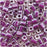 Miyuki 4mm Glass Cube Beads Purple Lined Crystal #243 10 Grams