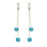 Retired - Turquoise Cubed Earrings