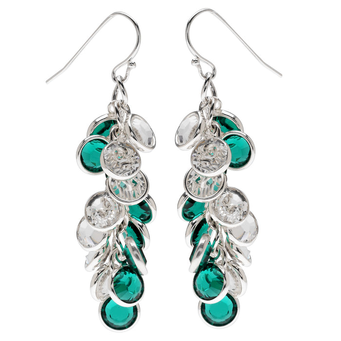 Retired - Emerald Spirals Earrings