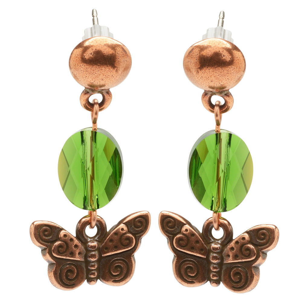 Retired - Copper Spring Earrings