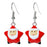 Santa Star Earrings