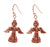 Retired - Silver and Gold (and Copper!) Angel Earrings