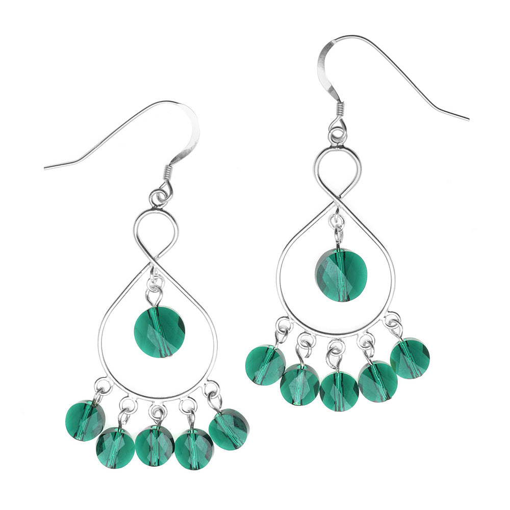 Retired - Layla Earrings in Emerald