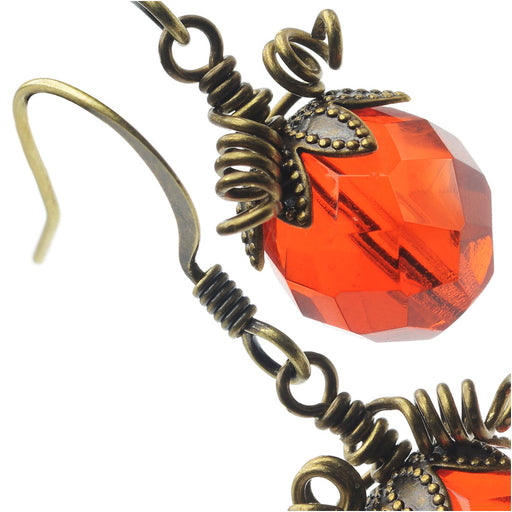 Vintage Pumpkin Earrings (Reboot)