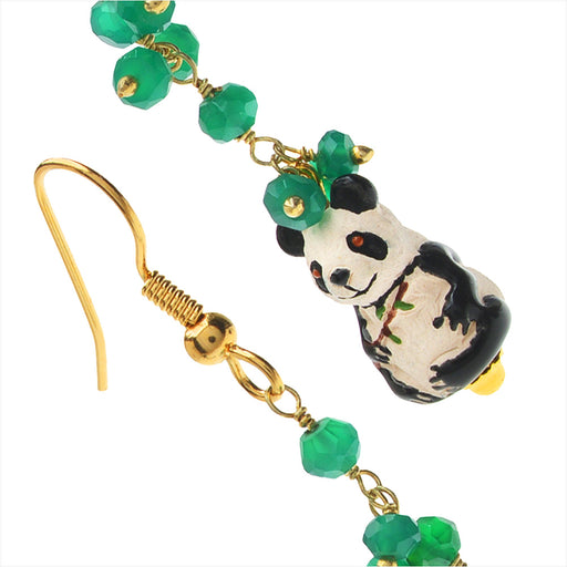 Retired - Happy Panda Earrings