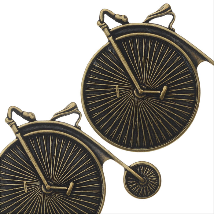 Retired - Penny Farthing Bicycle Earrings