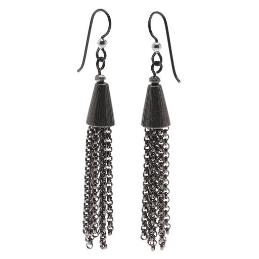 Retired - Chain Tassel Earrings