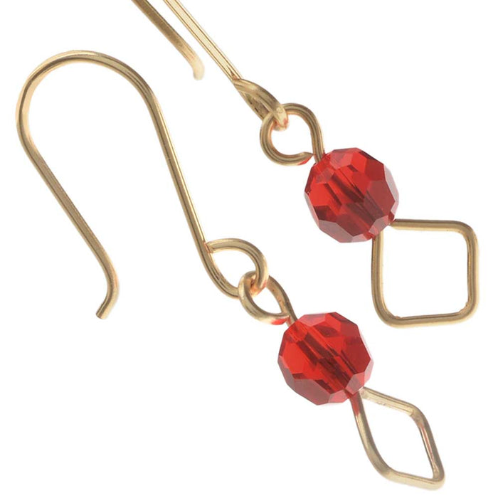 Red India Earrings