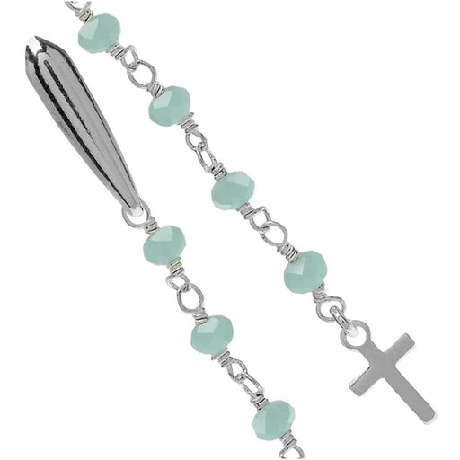 Retired - Amazonite Cross Earrings