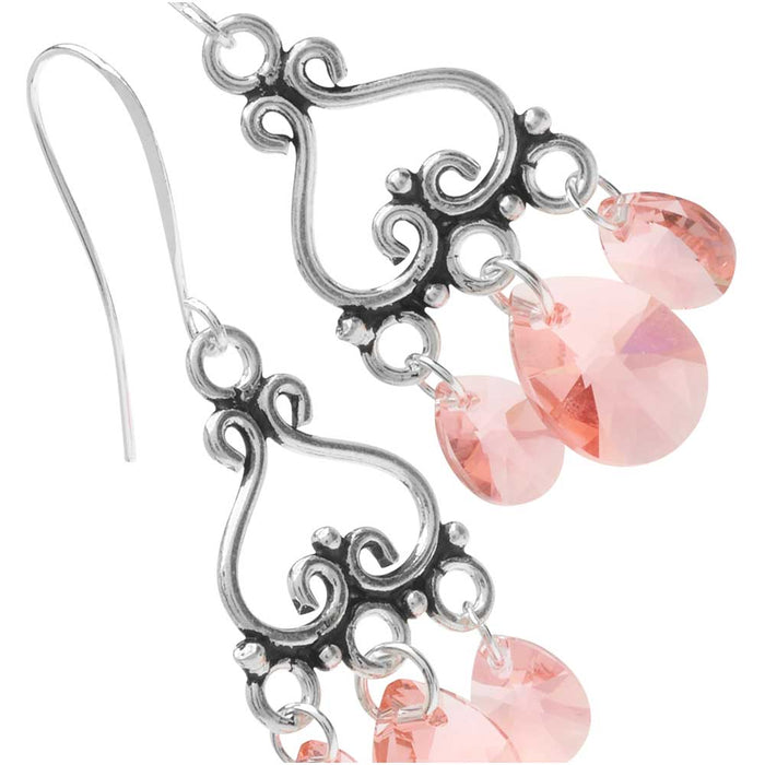 Retired - Peach Blossom Earrings