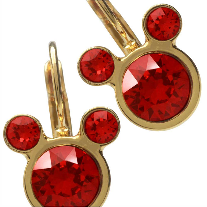 Retired - A Little Bit Mousy Earrings in Scarlet Red