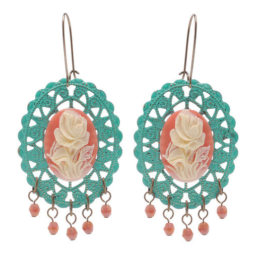 Retired - A Rose Is A Rose Earrings