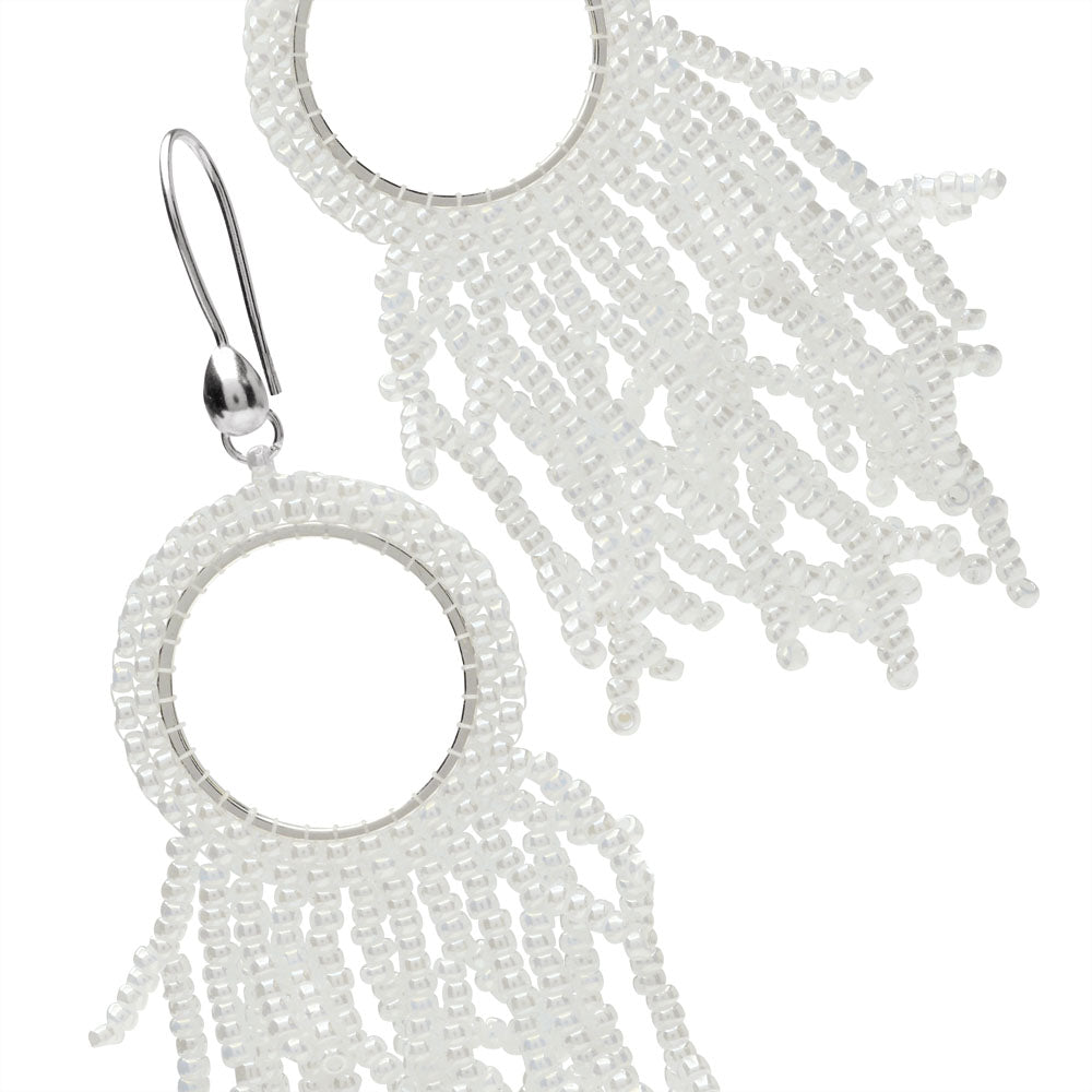 White store coral earrings