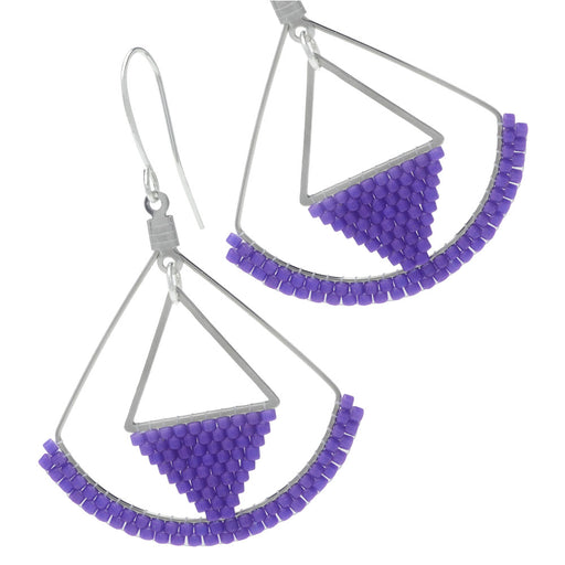 Violet Blue Afternoon Earrings