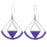 Violet Blue Afternoon Earrings