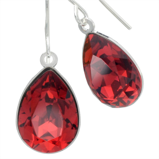 Retired - Scarlet Teardrop Earrings