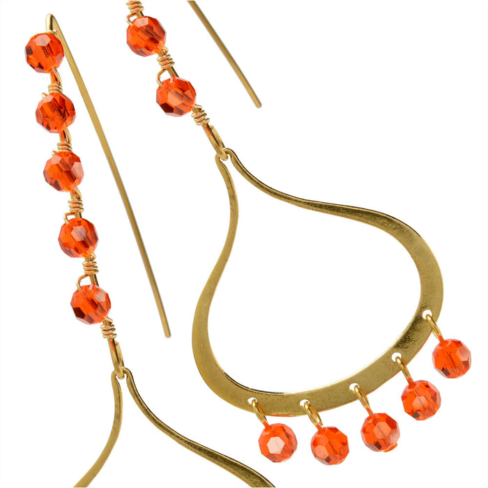 Mediterranean Tangerine Earrings
