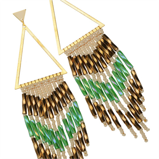 Fanned Out Fringe Earrings