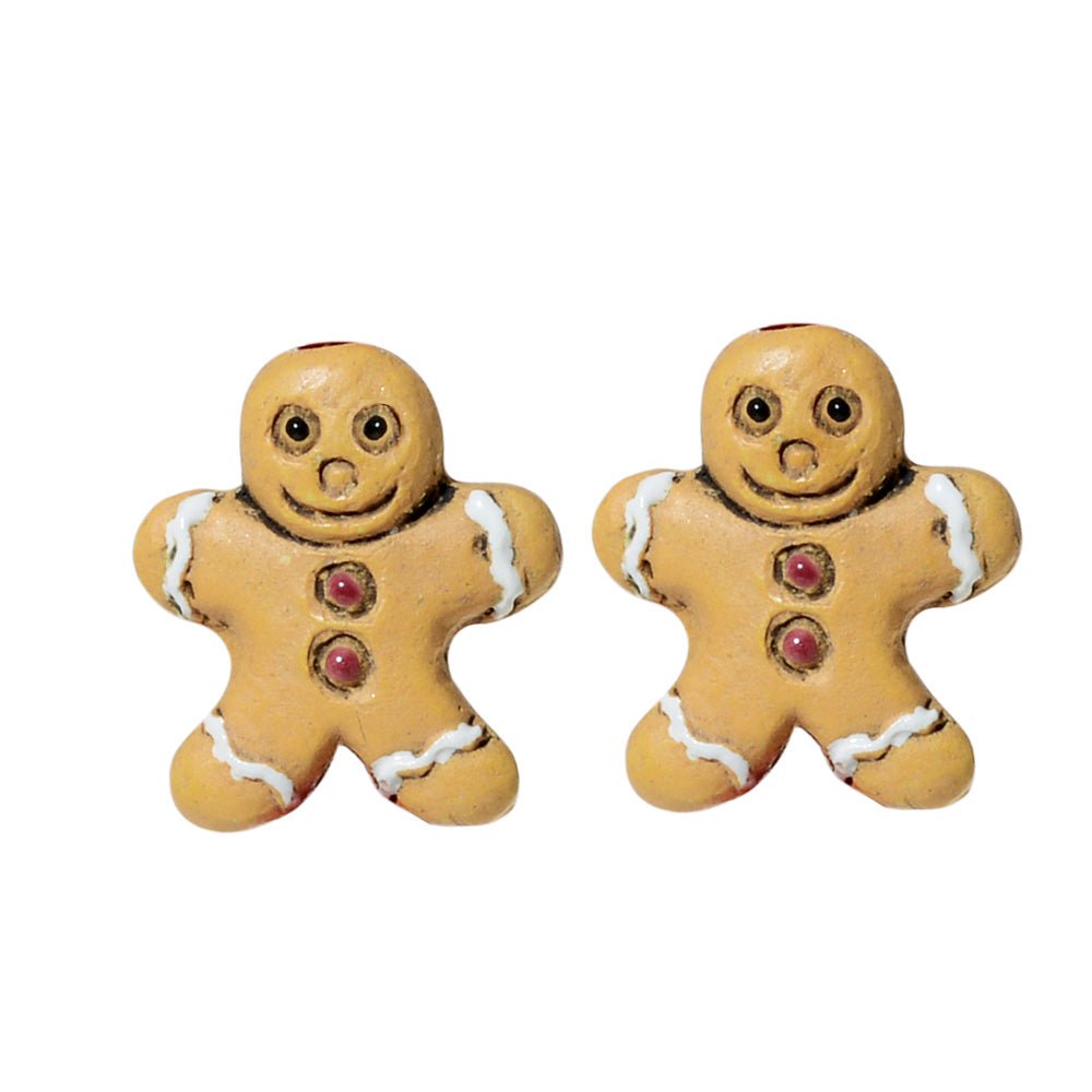 Retired - The Little Gingerbread Boy Earrings