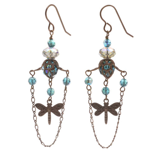 Retired - Dragonflies at Dusk Earrings