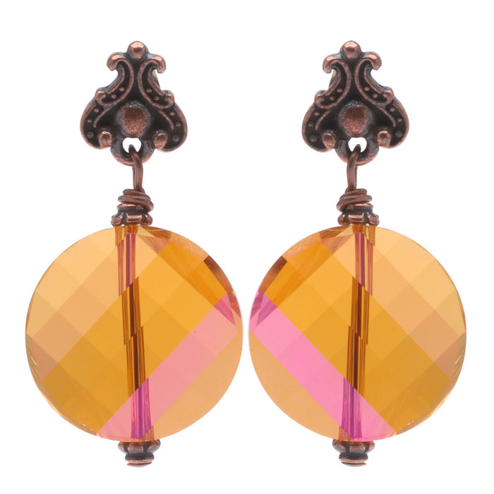 Retired - Copper Court Earrings