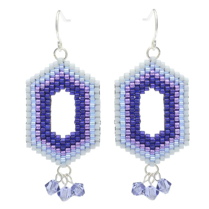 Retired - Ombre Window Earrings in Ultra Violet