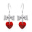 Retired - Sweetheart Earrings in Siam Red