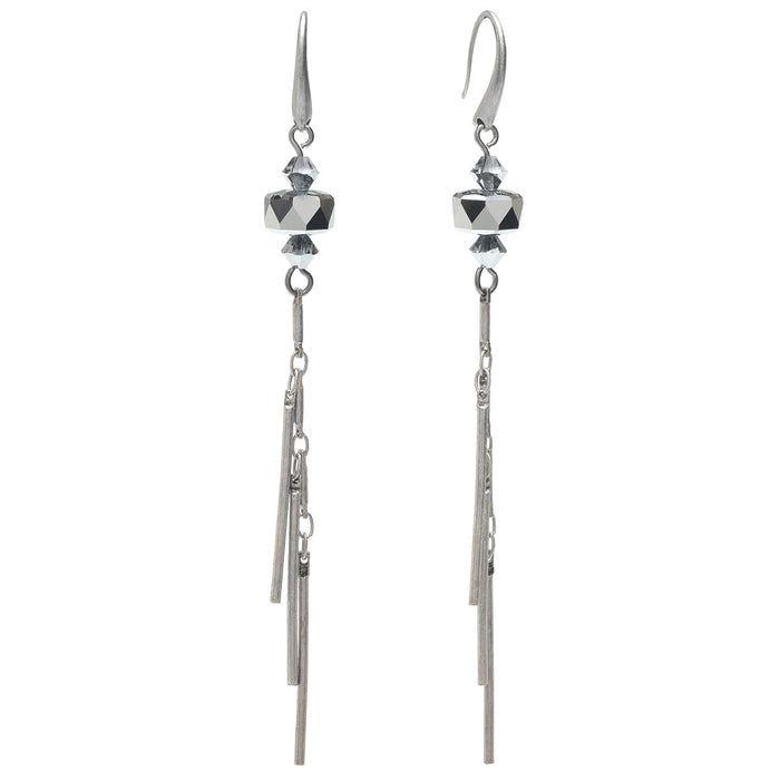 Retired - Chrome Comet Earrings