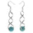 Retired - Pinch Bail Gemstone Earrings in Turquoise