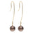 Velvet Brown Pearl Earrings