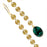 Retired - Emerald Sequin Earrings