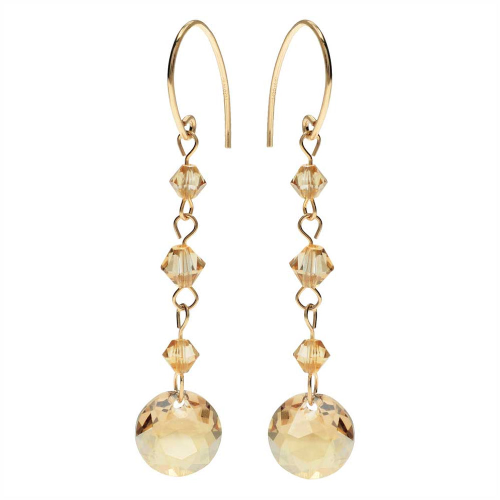 Elegant Affair Earrings in Gold-Filled (Reboot) — Beadaholique