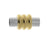 Magnetic Clasps, Wrapped Column Design 19x10mm, Gold and Platinum Tone (1 Set)