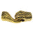 Hook and Eye Clasps, Snake Head and Tail Fits 15x10mm Cord 43x17mm, Antiqued Gold Tone (1 Set)
